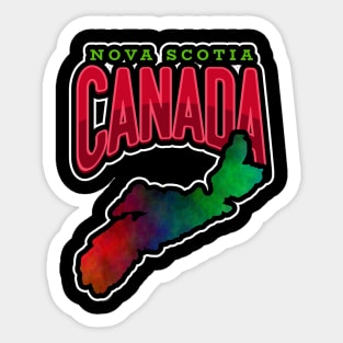Nova Scotia Canada, Atlantic Ocean Sticker